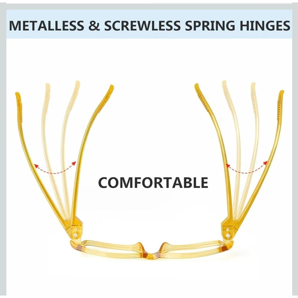 6 BiFOCO Assorted Colors 1.75 Glasses Metalless No Screws Flexible S16 - Picture 3 of 6